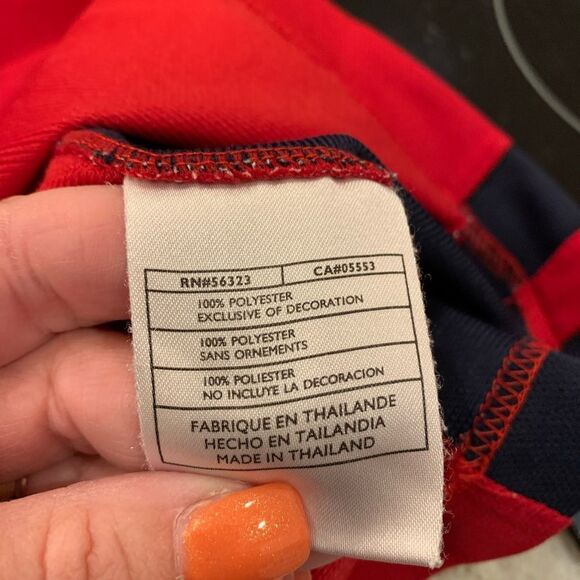Nike Red Athletic Running Shirt sz L - Picture 3 of 4